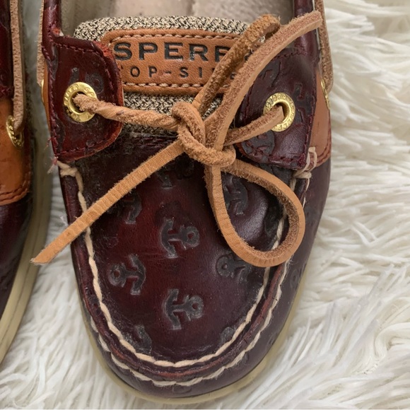 Anchor Sperry Top Siders Leather - Picture 4 of 5